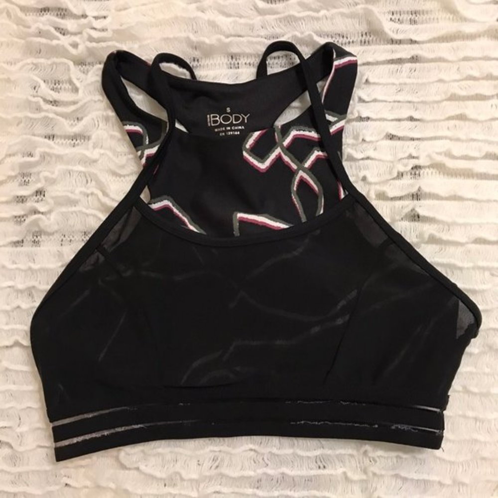 COTTON:ON sports bra tank top, 2layer mesh overlay